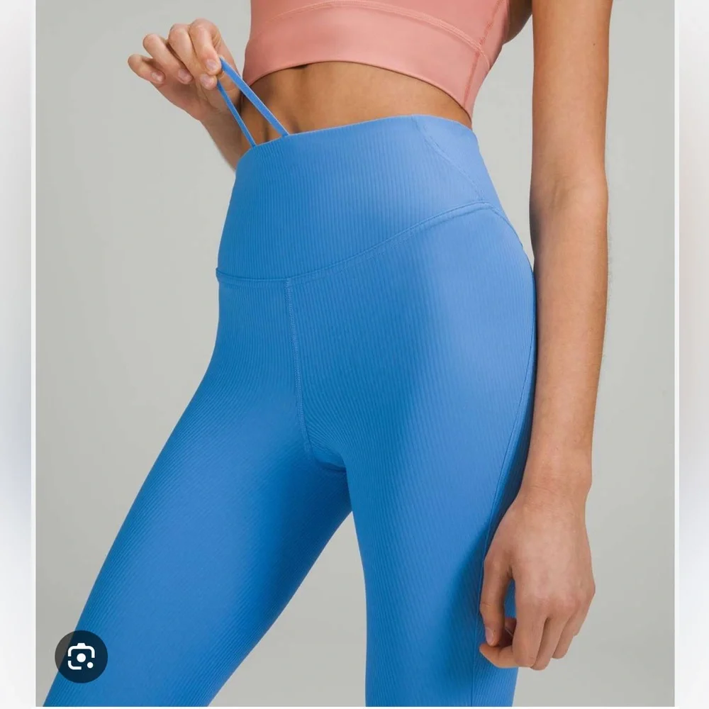 Lululemon Base Pace High Rise Ribbed 25” - Picture 1 of 6